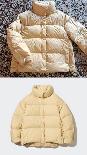 Киреге берилүүчү кийимдер: Пуховик, Кыска модель, Жапония, Оверсайз, M — 1
