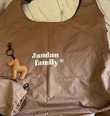 плащь: Складная шоппер-сумка Jandan Family - Цвет: теплый коричневый — 1