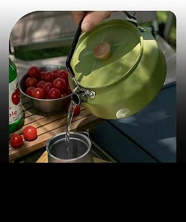 столы для кемпинга: Кемпинговый набор посуды 4-в-1, оливковый цвет Состав набора: - — 3