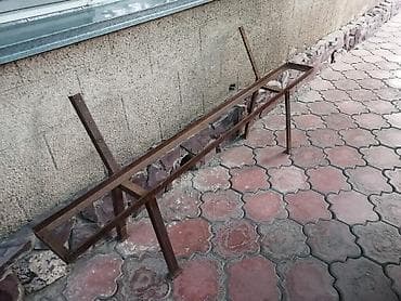 Скамейка Металл, Со спинкой