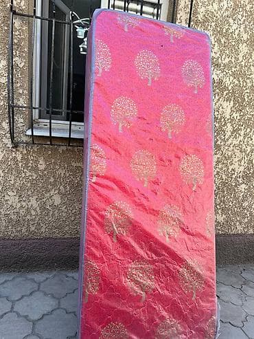 Спальный матрас, Б/у, Односпальный, Пружинный, Матрасы средней жесткости — 3