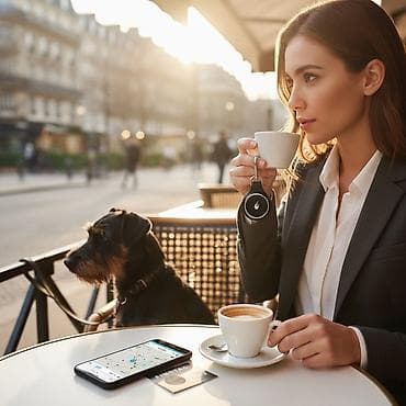 трекер для ребенка: Bluetooth-трекер для ключей, сумок и домашних животных - Компактный — 1