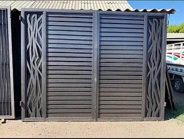 Дарбазалар үчүн фурнитура жана комплекттөөчүлөр: Металлические откатные/распашные ворота современного дизайна - — 6