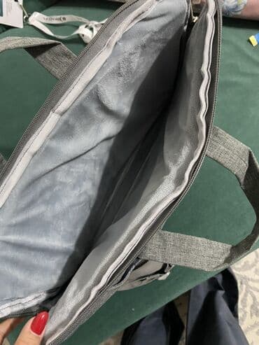 компак ноутбук: Сумка для ноутбука, цвет серый - Форм‑фактор: горизонтальная — 6