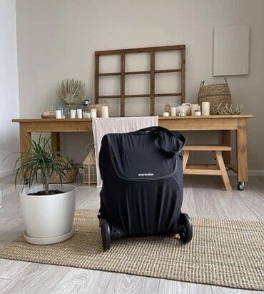 прогулочные коляски easygo virage: Коляска, цвет - Розовый, Б/у — 10