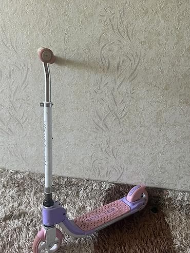 magic glip: Детский двухколёсный самокат Scooter. - Цвет: розово‑лиловый с белыми — 2