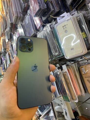 айфон 12 промах: IPhone 12 Pro Max, Колдонулган, 256 ГБ, Коргоочу айнек, Куту, 81 % — 5