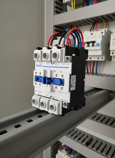 реле перезагрузки: Контактор CHNT NC1-4011 — это трехфазное устройство, предназначенное — 1