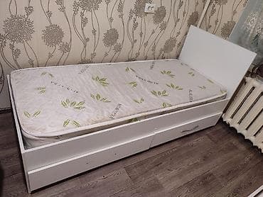 Двуспальные кровати: ПРОДАЮ!!! ДВЕ КРОВАТИ, И ДВА МАТРАСА ВМЕСТЕ ЗА 5500СОМ. Размер — 2
