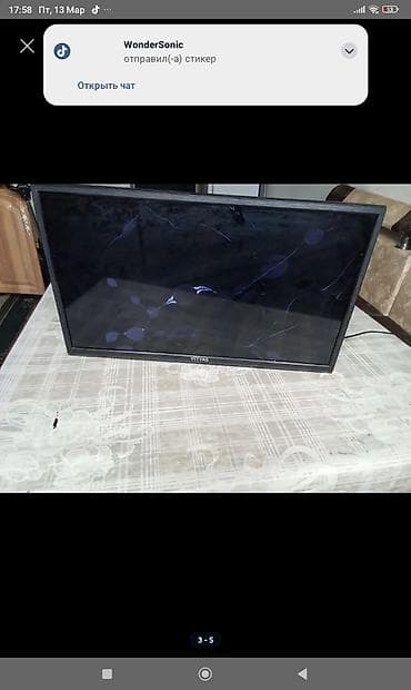 Телевизор Vityas, диагональ примерно 22–24". Плоская панель, тонкая