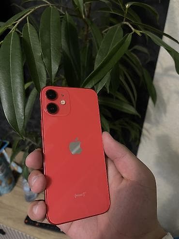 IPhone 12 mini, Б/у, 256 ГБ, Красный, Коробка, 70 %