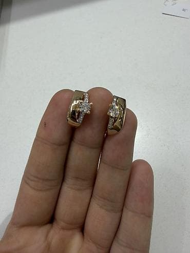 pro trek: Сережки из красного золота ✨ Проба: 585 (красное золото) Вес: 3.85 — 2