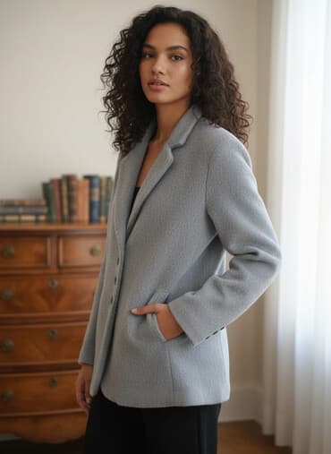 одежда для полных девушек в бишкеке: Пиджак, Блейзер, Однобортная модель, Китай, L — 1