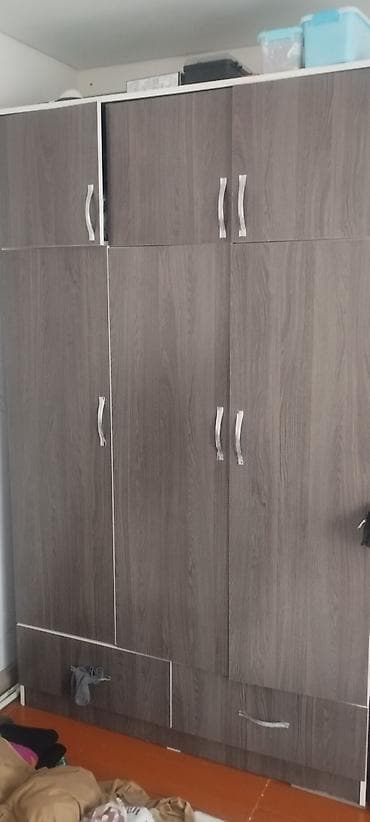 Офис эмереги: Шифоньерлер, кийидер үчүн шкафтар, Түз, ЛДСП — 2