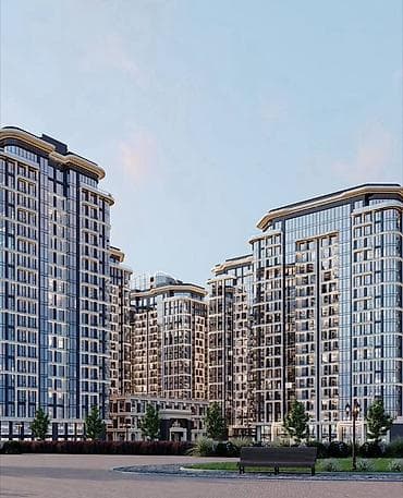 1 комната, 57 м², Азия Молл Элитка, ПСО (под самоотделку) — 3