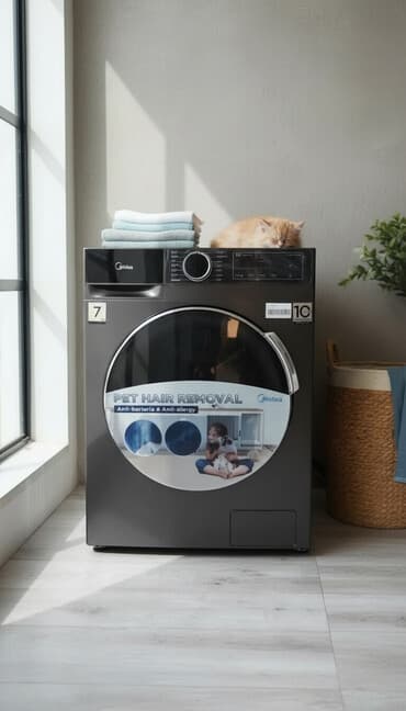 компьютерные мыши aula: Стиральная машина Midea, Автомат, До 7 кг, Компактная — 1