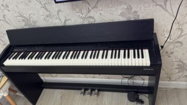 полуакустическая электрогитара: Roland F-140R — цифровое пианино в корпусе-стойке. Ключевые — 7