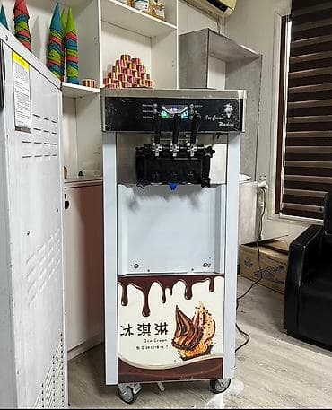 Профессиональный аппарат для мягкого мороженого Новый, не at lalafo.kg Профессиональный аппарат для мягкого мороженого Новый, не