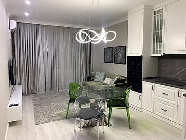 elegance stroy: 2 комнаты, 66 м², Бишкек Парк ТРЦ Элитка, 8 этаж, Дизайнерский ремонт — 4