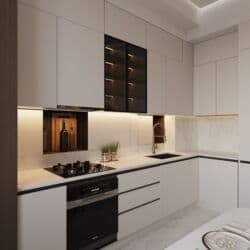 купить квартиру в бишкеке от delmar group: 5 и более комнат, 155 м², Элитка, 4 этаж, ПСО (под самоотделку) — 17