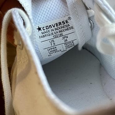 Личные вещи: Мужские кроссовки, 40, Converse, Новый, цвет - Белый — 5