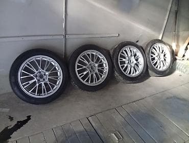 Колеса в сборе 245 / 45 / R 18, Лето, Б/у, Комплект, Легковые, Литые, отверстий - 5