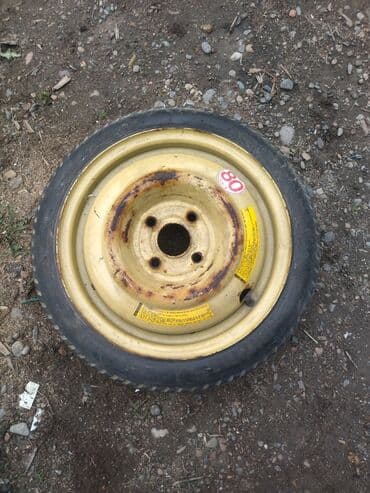 Колеса в сборе 170 / 70 / R 14, Всесезонная, Б/у, Запаска, Легковые, Железные, отверстий - 4