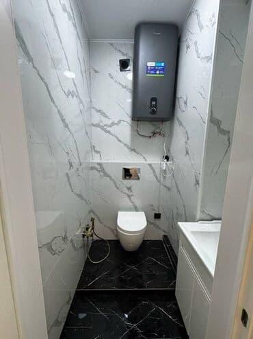 квартира в районе ошского рынка: 2 бөлмө, 85 кв. м, Элитка, 3 кабат, Дизайнердик ремонт — 9