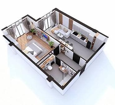 Продажа квартир: 1 комната, 28 м², Элитка, Элитка, 3 этаж, ПСО (под самоотделку) — 1