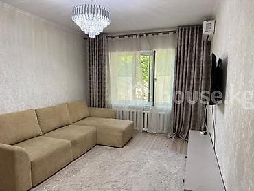 Недвижимость: 1 комната, 38 м², Аламедин-1 мкр 105 серия, 1 этаж, Евроремонт — 2