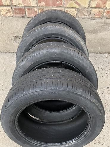 Шины 215 / 55 / R 17, Лето, Б/у, Комплект, Легковые