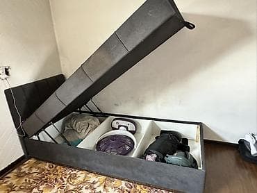 sofa bed: Кровать с подъемным механизмом и большим бельевым коробом. - Размер — 1