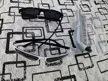 чемодан с ножами: Солнцезащитные очки очки, Унисекс, Прямоугольные, Линзы антибликовые — 2