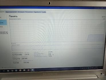 Ноутбуктар жана аксессуарлар: Срочно продам 2х-ядерный ультрабук 4гб ОЗУ DDR4 120гб SSD . размер — 8