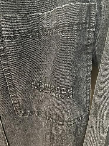 osiris d3: Джинсовая рубашка-овершот (M) - Цвет: графитовый/вываренный чёрный - — 4