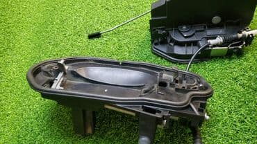 e91: Оригинальный б/у замок задней правой двери в сборе с кронштейнручки — 3