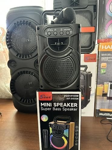 Аудиотехника: Портативная акустика Sing-e ZQS14103W (HiFi System) с микрофоном - — 3