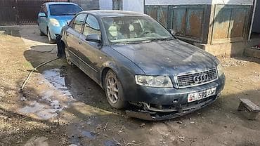 двер ауди 100: Audi A4 седан (B6), тёмно‑синий цвет, левый руль. Бензиновый 1.8 Turbo — 1