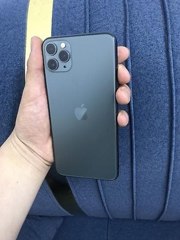16 plus: IPhone 11 Pro Max, Б/у, 256 ГБ, Matte Midnight Green, Чехол, 91 % — 1