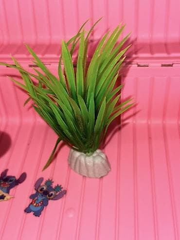 аквариум без рыб: Набор декоративных растений для аквариума (искусственные) - — 5