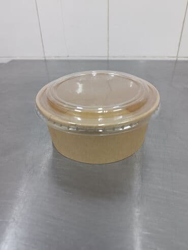 изготовление бумажных пакетов на дому: Пищевой контейнер, цвет - Коричневый — 5