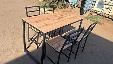 кухиный стол стул: Кухонный стол и стул, Новый, Платная доставка, Самовывоз, цвет - Черный — 4