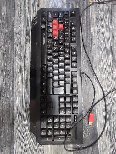 g pro wireless: Клавиатура, A4Tech, Мембранная, Проводное подключение, Размер: 100% — 1