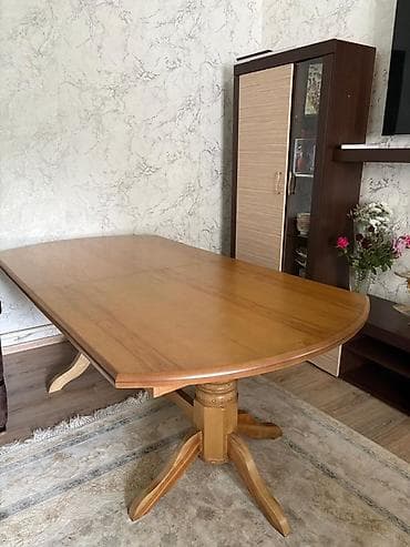 сандык фото: Ашкана үстөлү жана отургуч, түсү - Күрөң — 2