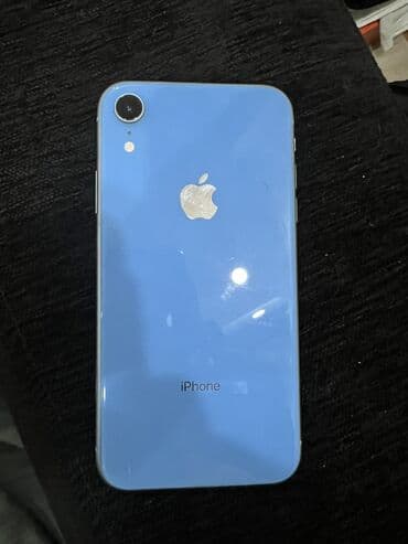 ремонт компьютеров и ноутбуков: IPhone Xr, Б/у, 64 ГБ, Голубой, 77 % — 1
