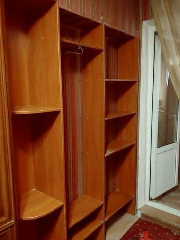 садовая мебель бишкек: Спальный гарнитур, Б/у, Шкаф, Односпальная кровать — 1