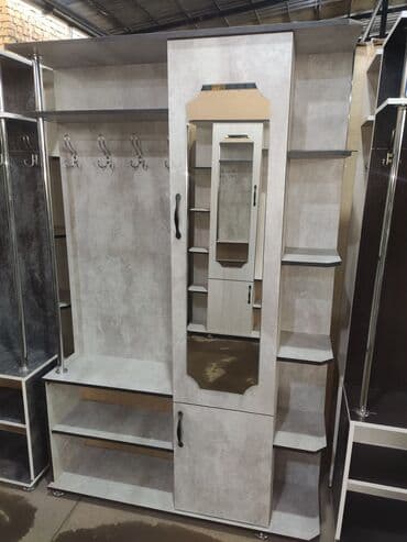 пуфик для прихожей: Кире бериш үчүн гарнитур, Жаңы, Шкаф, Күзгү, Илгич, Акылуу жеткирүү, Акысыз жеткирүү — 6