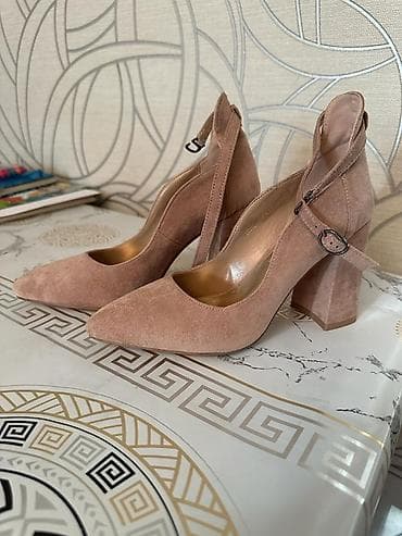 обувь на платформе: Туфли, 36, 38, Fashion, Новый, цвет - Бежевый — 4