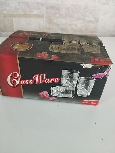 Ашкана буюмдары: Набор стопок Glass Ware - Количество: 6 штук в коробке - Материал — 4