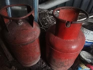 канистры бензин: Газовые баллоны пропановые, классические красные, с защитными кольцами — 2